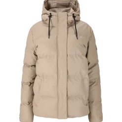 Audrey PU Puffer Vinterjakke Dame
