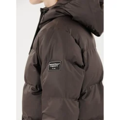 Audrey PU Puffer Vinterjakke Dame