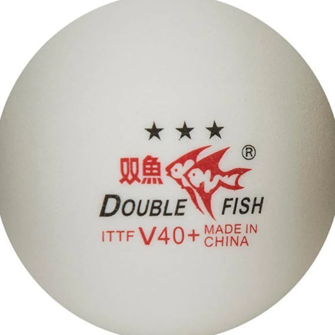 Double Fish 40+3-star Bordtennisbolde, 10 stk