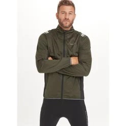 Endurance Diker 4-Way Stretch Løbejakke Herre, grøn