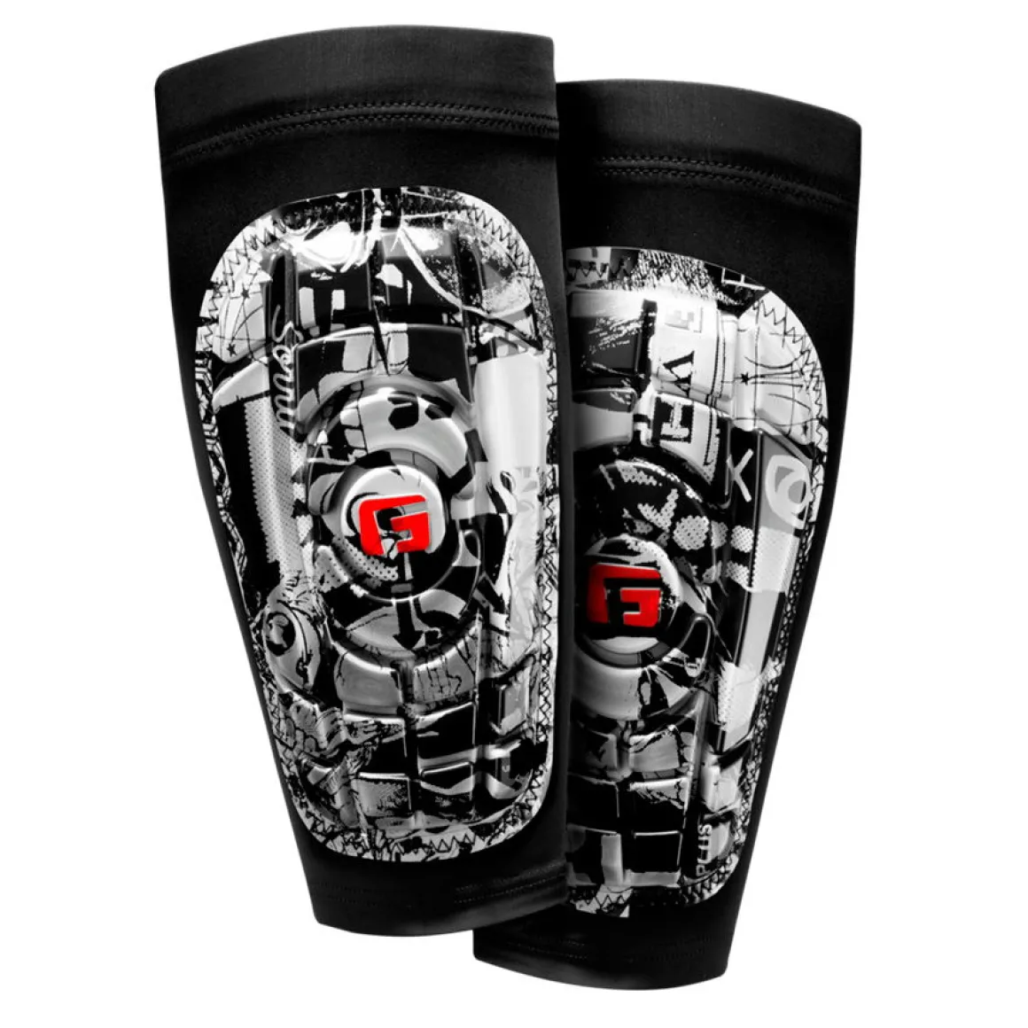 G-Form Shin Guards Pro-S Compact Streetart Benskinner