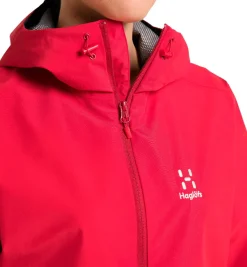 Haglófs Betula GTX Regnjakke Dame, scarlet red