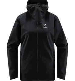 Haglöfs Korp Proof Regnjakke Dame, sort