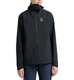 Haglöfs Korp Proof Regnjakke Dame, sort