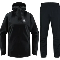 Haglöfs Korp Proof Regnsæt Dame, true black