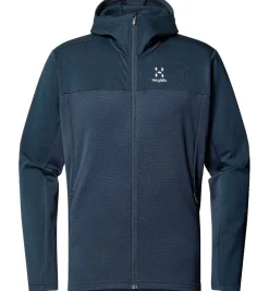 Haglöfs Lark Hood Midlayer Trøje Herre, blå