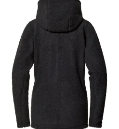 Haglöfs Malung Pile Hood Fleecetrøje Dame, Sort