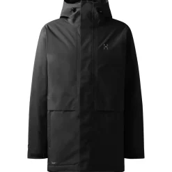 Haglöfs Salix Proof Mimic II Parka Vinterjakke Herre, true black