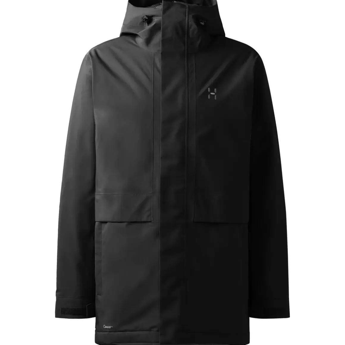 Haglöfs Salix Proof Mimic II Parka Vinterjakke Herre, true black