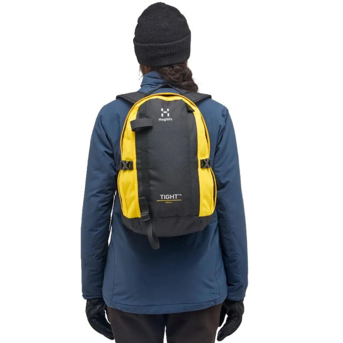 Haglöfs Tight Small Rygsæk, True Black / Bright Yellow