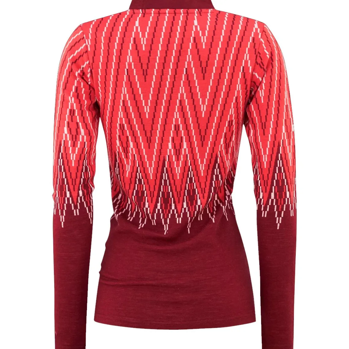 Kari Traa Juliane Merinould Skiundertrøje Dame, rouge