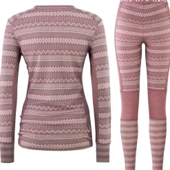 Kari Traa Åkle Merinould Skiundertøjssæt Dame