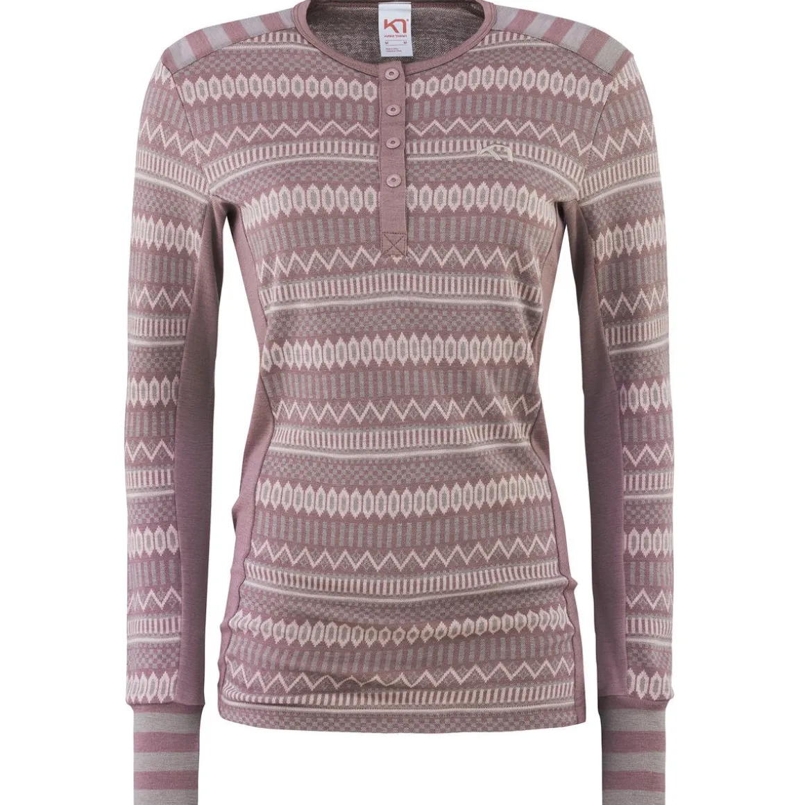 Kari Traa Åkle Merinould Skiundertrøje Dame, taupe