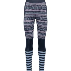 Kari Traa Åkle Merinould Skiunderbukser Dame, royal