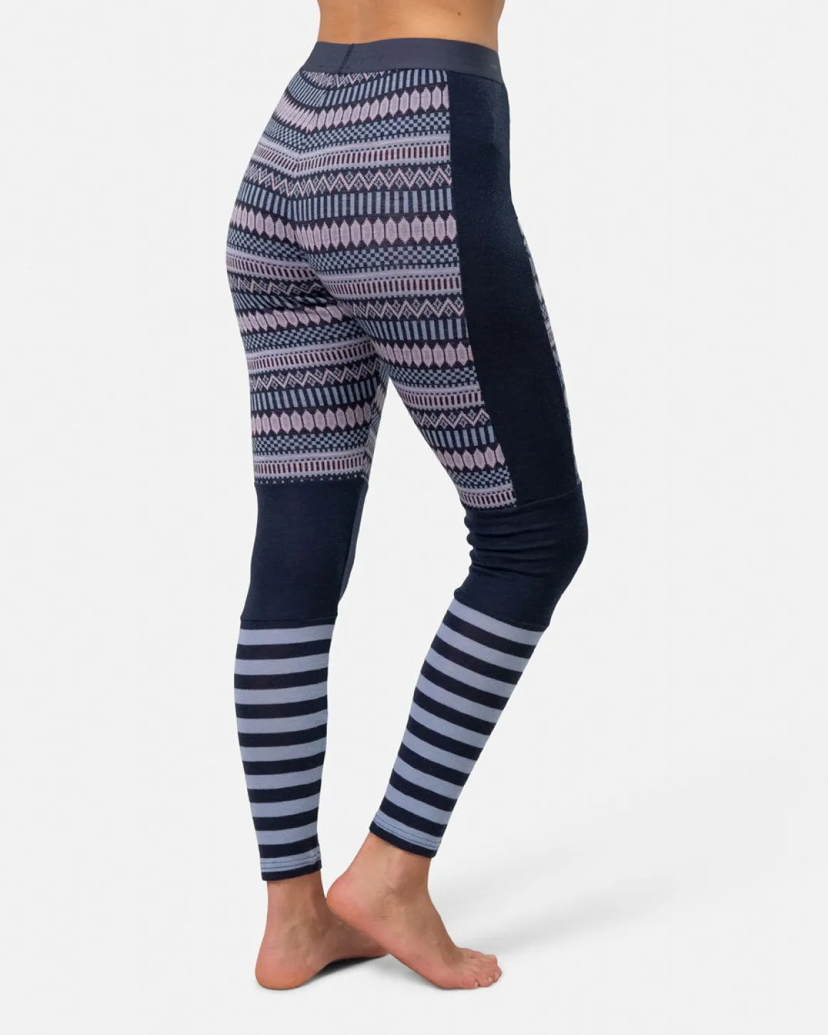 Kari Traa Åkle Merinould Skiunderbukser Dame, royal