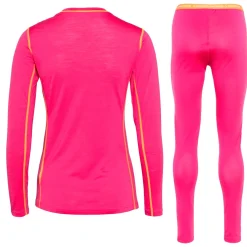 Kari Traa Mina Merinould Skiundertøjssæt Dame, Berry