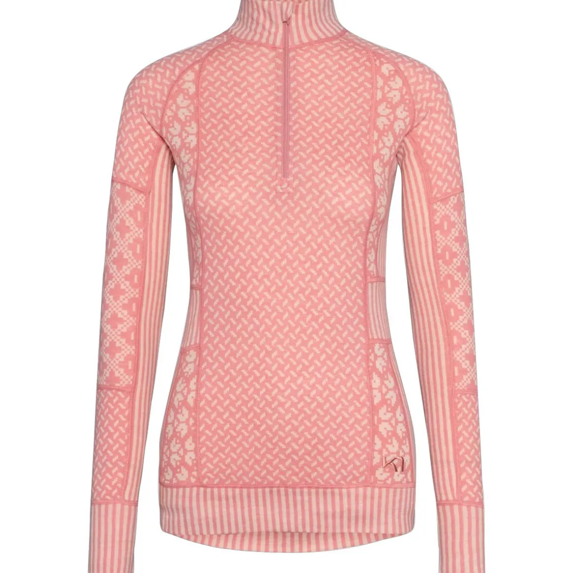 Kari Traa Smekker Half-Zip Skiundertrøje Dame, lotus