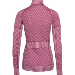 Kari Traa Smekker Half-Zip Skiundertrøje Dame, plum
