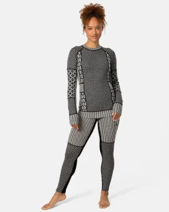 Kari Traa Smekker Merinould Skiundertøjssæt Dame, black