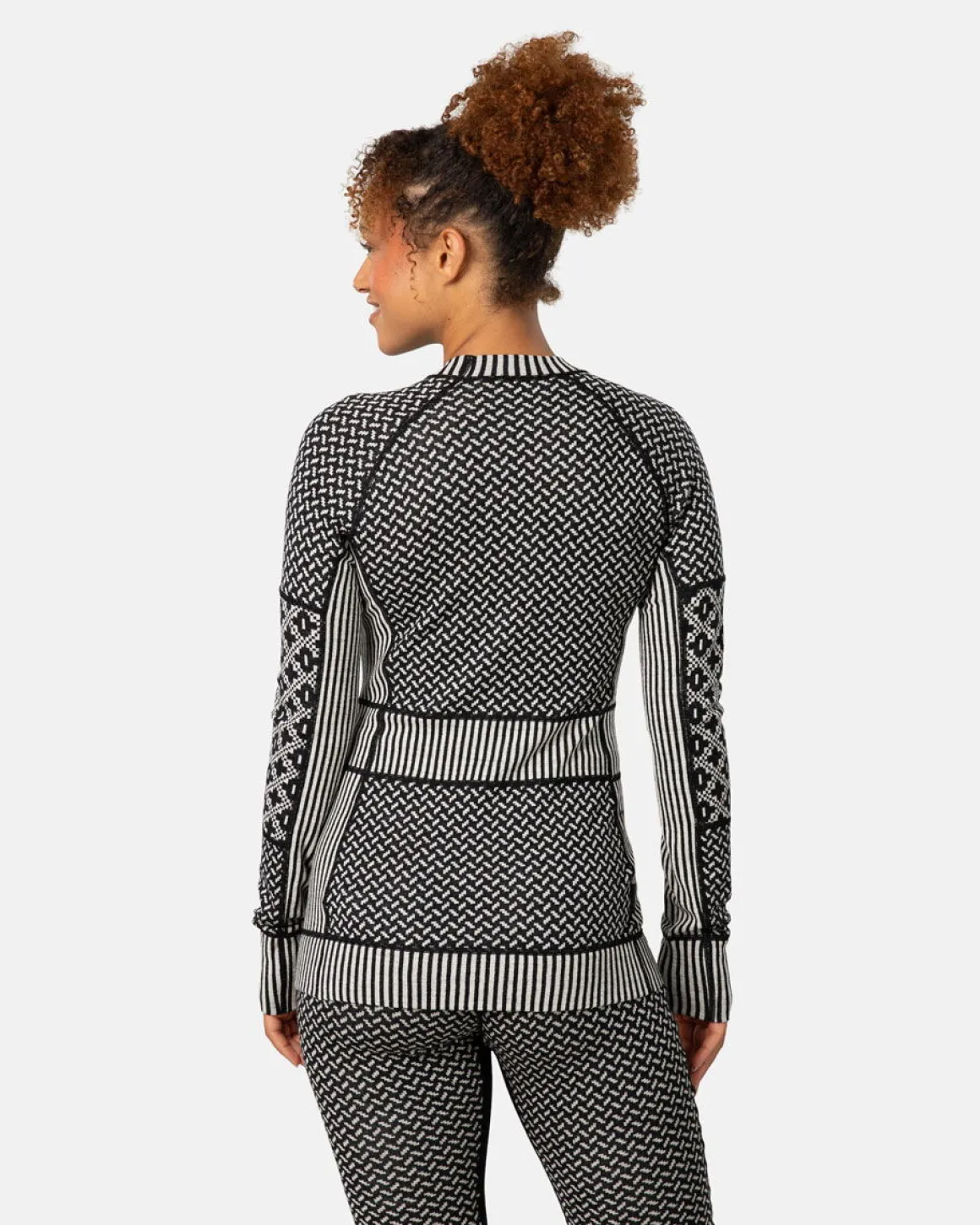 Kari Traa Smekker Merinould Skiundertøjssæt Dame, black