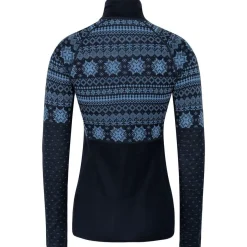 Kari Traa Vilma H/Z Merinould Skiundertrøje Dame, sea