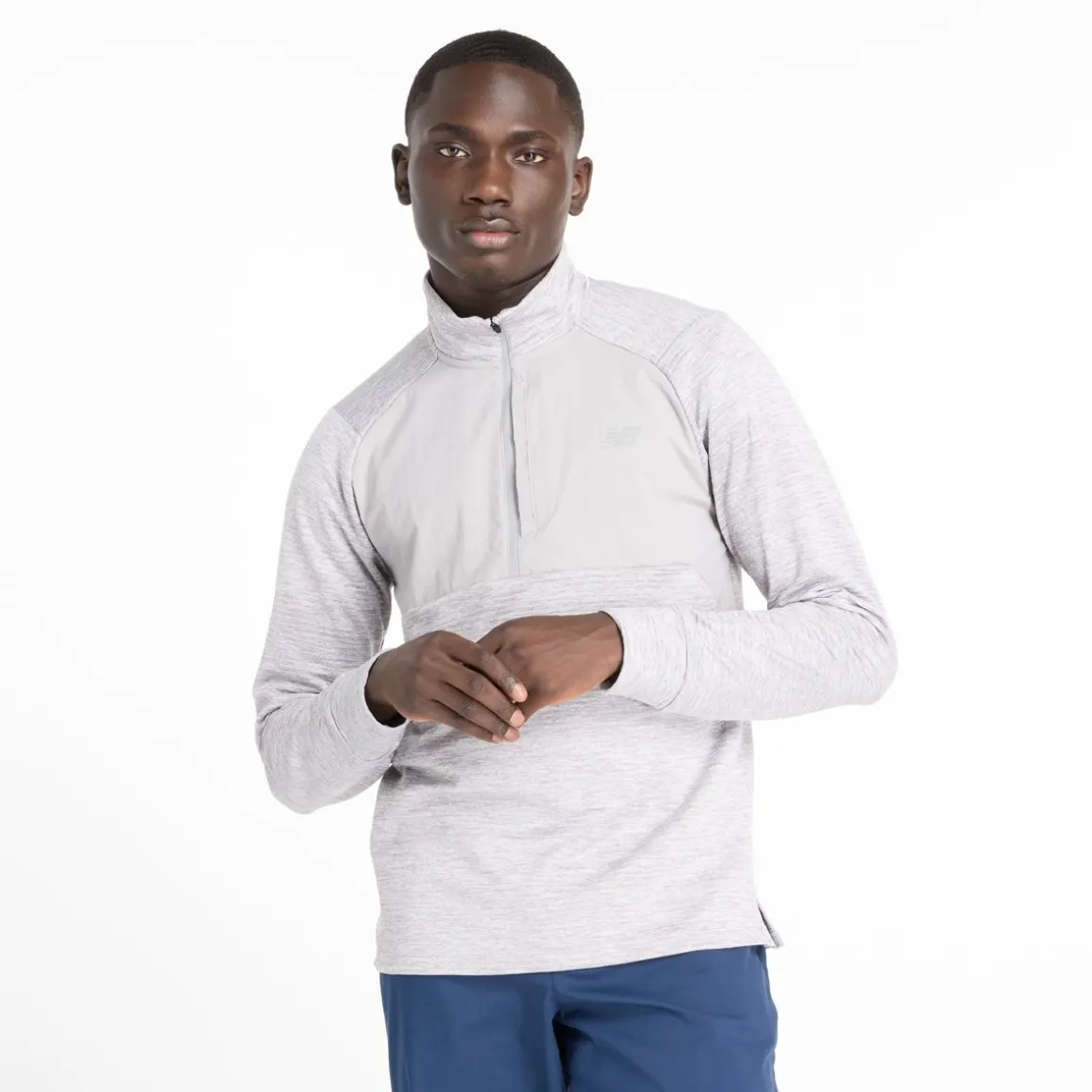 New Balance Athletics Heat Grid Half-Zip Midlayer Herre