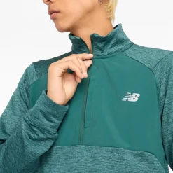 New Balance Athletics Heat Grid Half-Zip Midlayer Herre