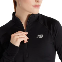 New Balance Athletics Heat Grid Half-Zip Midlayer Dame