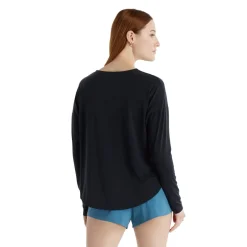 New Balance Drapey Jersey Long Sleeve T-Shirt Dame