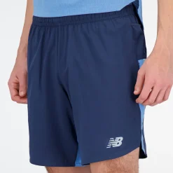 New Balance Graphic Impact Run 7-Inch Shorts Herre