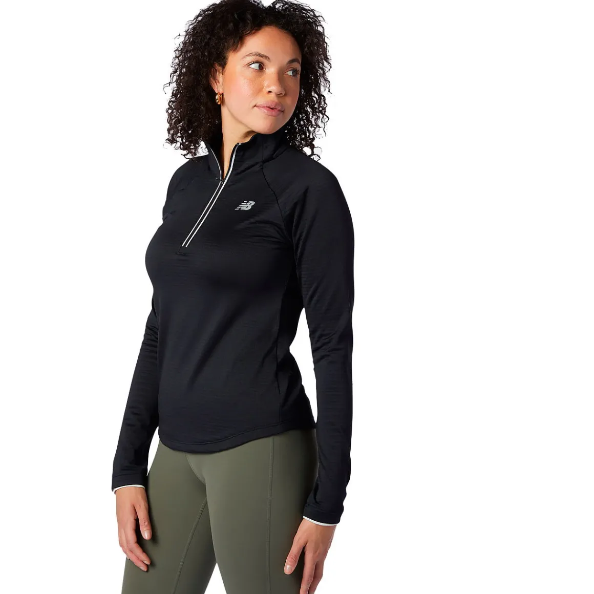 New Balance Heat Grid Half Zip Løbetrøje Dame