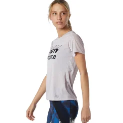 New Balance Printed Impact Run T-shirt Dame