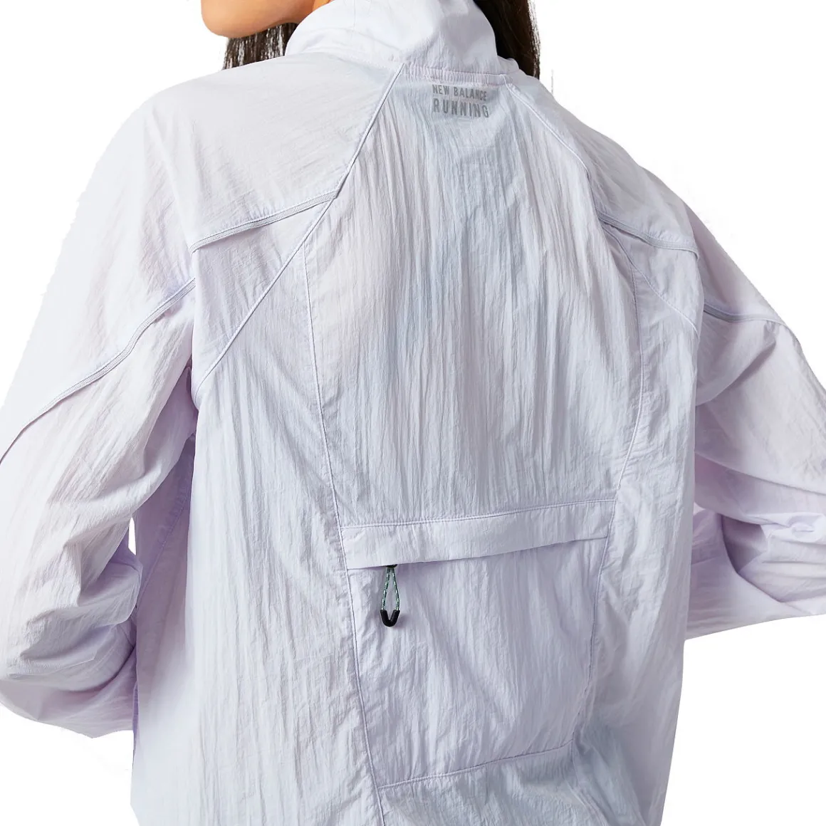 New Balance Printed Impact Run løbejakke Dame