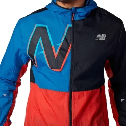 New Balance Printed Impact Run Light Pack Løbejakke Herre