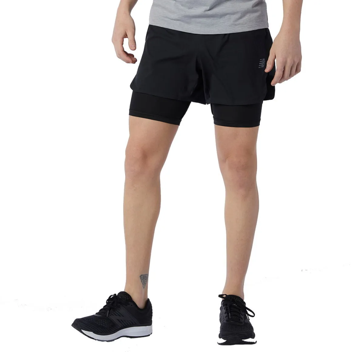 New Balance Q Speed Fuel 2IN1 Shorts Herre