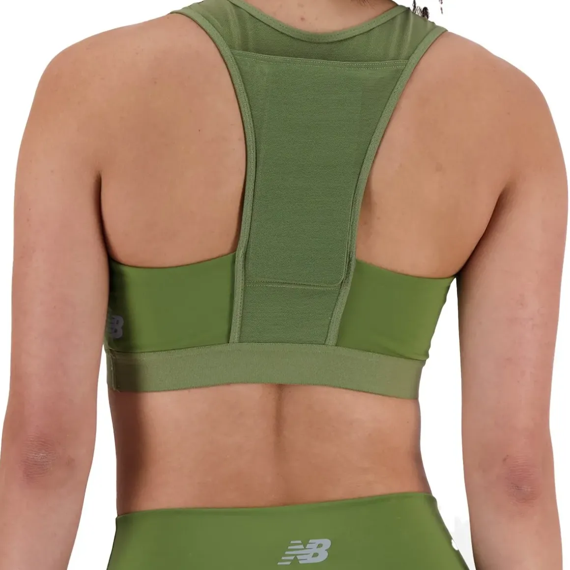 New Balance Sleek Medium Support Pocket Sports BH