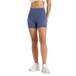 New Balance Sleek Pocket High Rise 6 Inch Shorts Dame