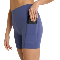 New Balance Sleek Pocket High Rise 6 Inch Shorts Dame