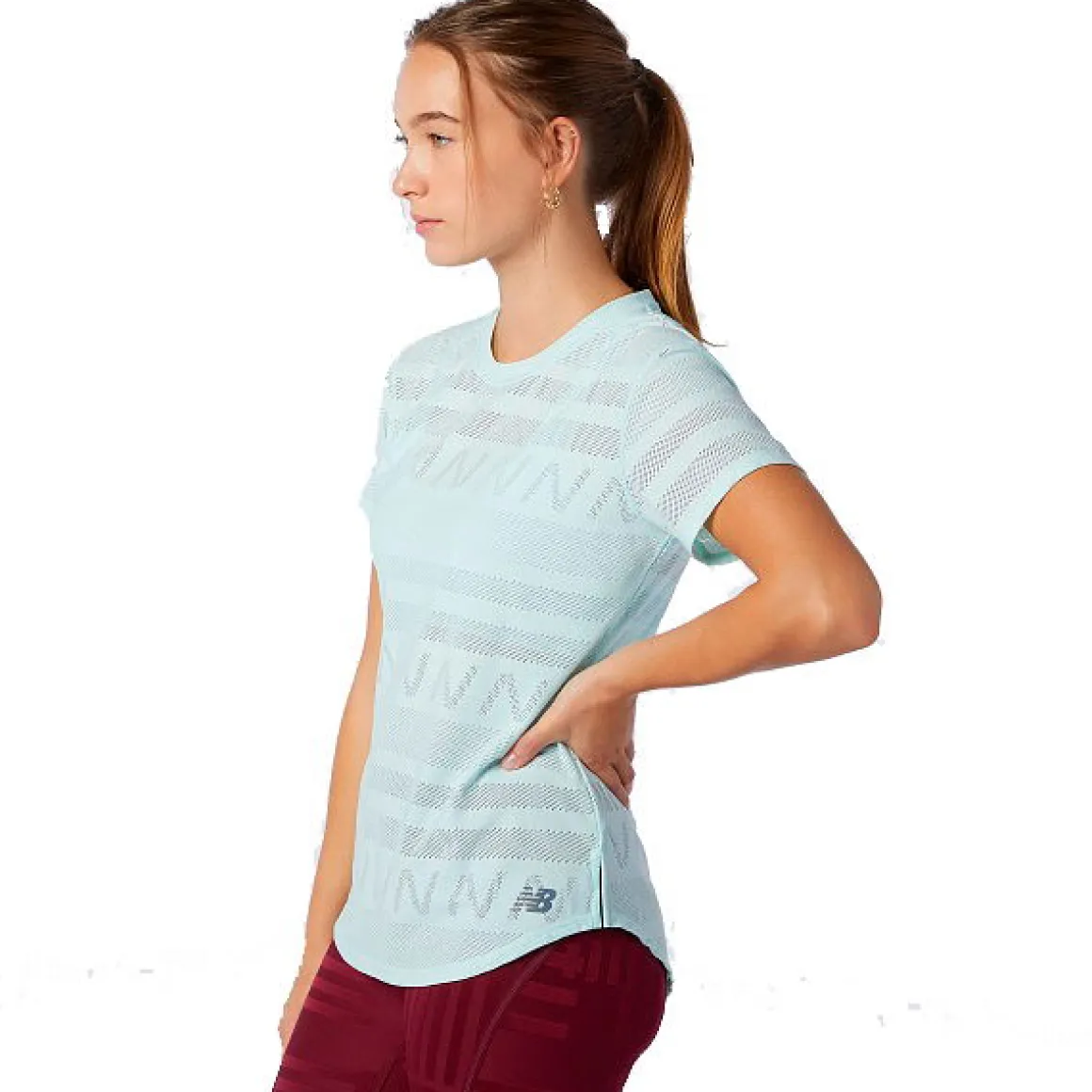 New Balance Speed Jacquard T-shirt Dame