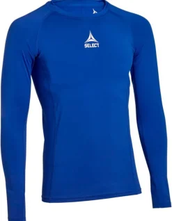 Select 62354 Baselayer Langærmet Herre, blå
