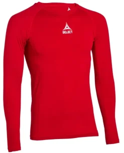 Select 62354 Baselayer Langærmet Herre, rød