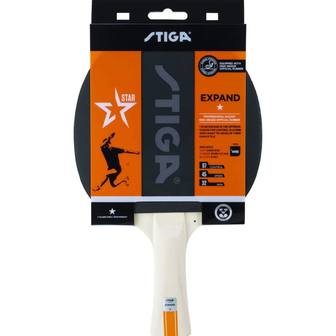 Stiga Expand 1-Star Bordtennisbat