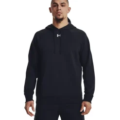 Under Armour Rival Fleece Hoodie Herre, black
