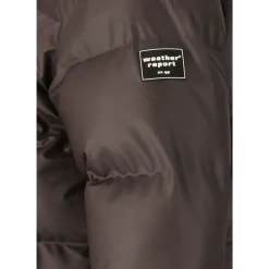 Weather Report Audrey PU Puffer Parka Vinterjakke Dame