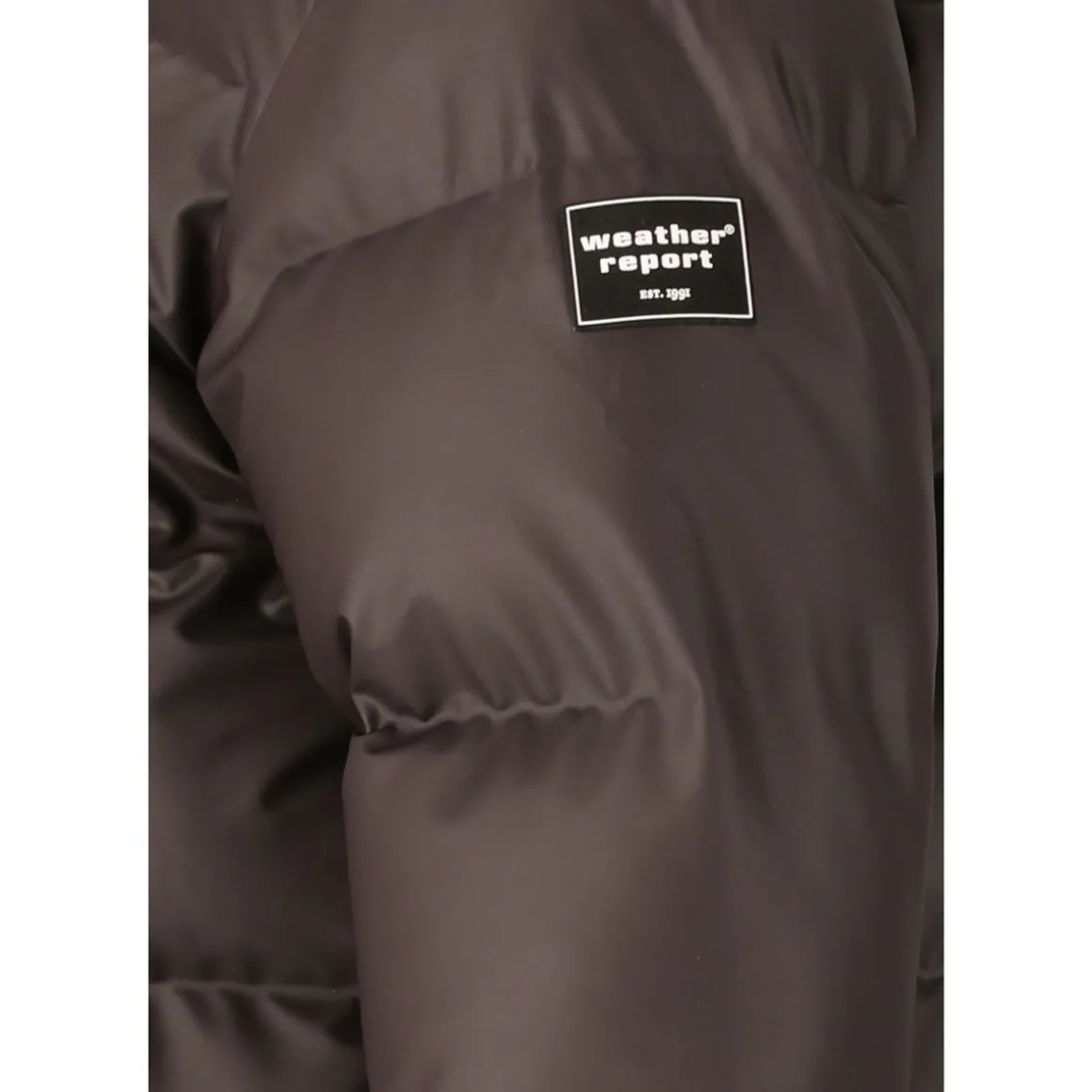 Weather Report Audrey PU Puffer Parka Vinterjakke Dame