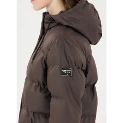 Weather Report Audrey PU Puffer Parka Vinterjakke Dame