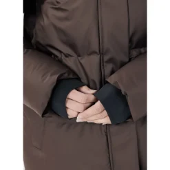 Weather Report Audrey PU Puffer Parka Vinterjakke Dame