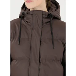 Weather Report Audrey PU Puffer Parka Vinterjakke Dame