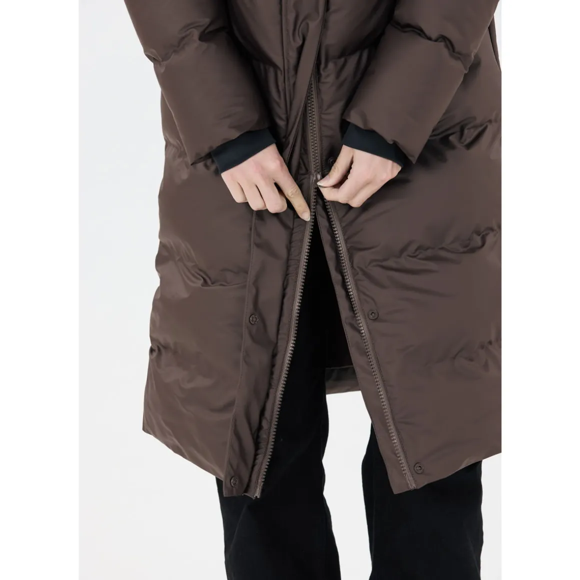 Weather Report Audrey PU Puffer Parka Vinterjakke Dame