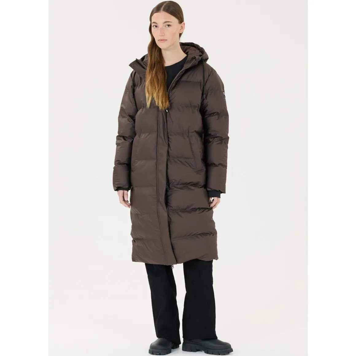 Weather Report Audrey PU Puffer Parka Vinterjakke Dame